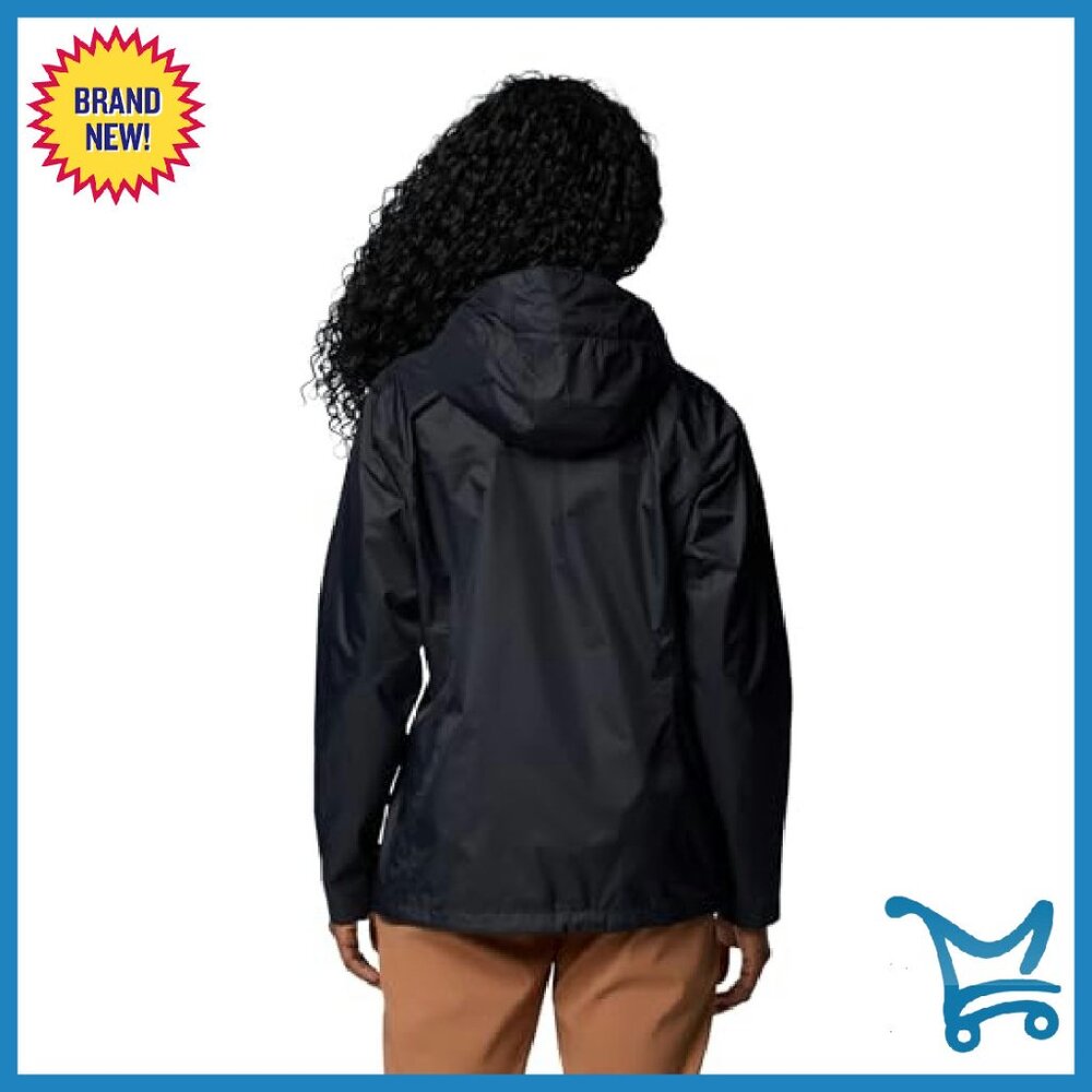 Waterproof Packable Rain Jacket with Adjustable H… - image 2